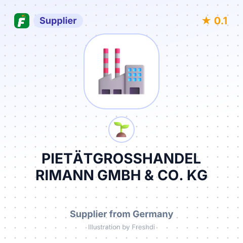 PIETÄTGROSSHANDEL RIMANN GMBH & CO. KG – summary card, no photo uploaded yet