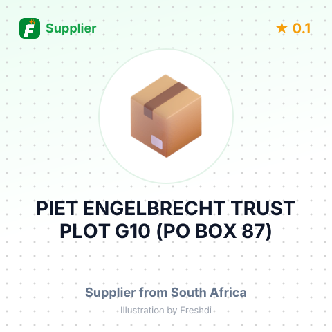 PIET ENGELBRECHT TRUST PLOT G10 (PO BOX 87) – summary card, no photo uploaded yet