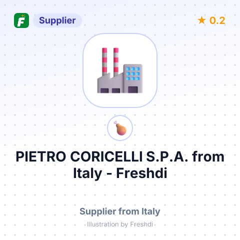 PIETRO CORICELLI S.P.A. – summary card, no photo uploaded yet