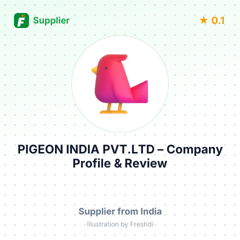 PIGEON INDIA PVT.LTD – summary card, no photo uploaded yet