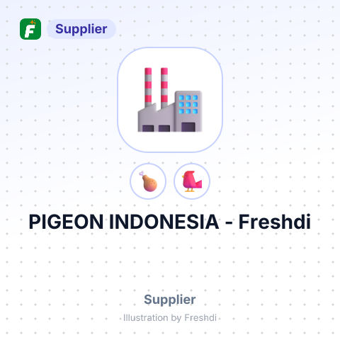 PIGEON INDONESIA – summary card, no photo uploaded yet