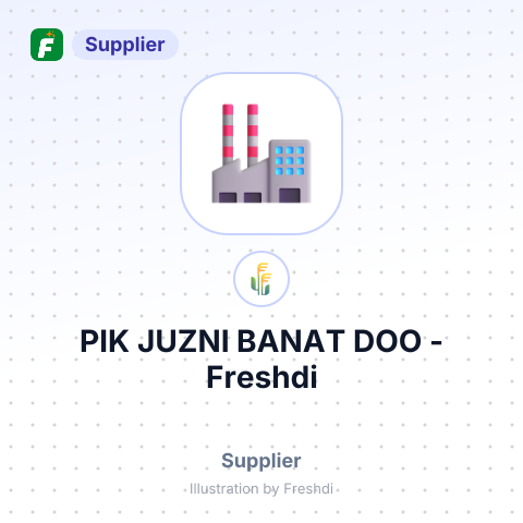 PIK JUZNI BANAT DOO – summary card, no photo uploaded yet