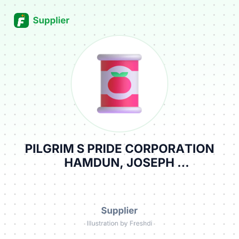 PILGRIM S PRIDE CORPORATION HAMDUN, JOSEPH JOSEPH.HAMDUN@JBSSA. COM – summary card, no photo uploaded yet