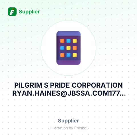 PILGRIM S PRIDE CORPORATION RYAN.HAINES@JBSSA.COM1770 PROMONTORY CIRCLEGREELEY, CO – summary card, no photo uploaded yet