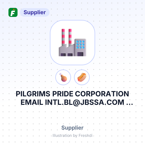 PILGRIMS PRIDE CORPORATION EMAIL INTL.BL@JBSSA.COM GREELEY CO – summary card, no photo uploaded yet