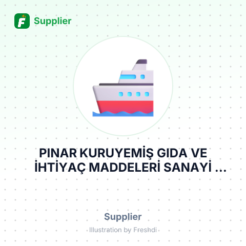PINAR KURUYEMİŞ GIDA VE İHTİYAÇ MADDELERİ SANAYİ TİCARET ANONİM ŞİRKETİ – summary card, no photo uploaded yet