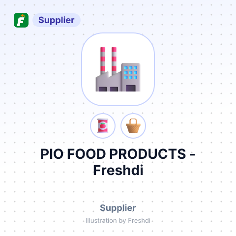 PIO FOOD PRODUCTS – summary card, no photo uploaded yet
