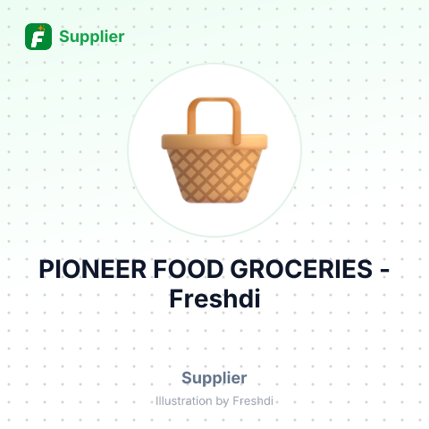 PIONEER FOOD GROCERIES – summary card, no photo uploaded yet