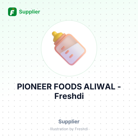 PIONEER FOODS ALIWAL – summary card, no photo uploaded yet