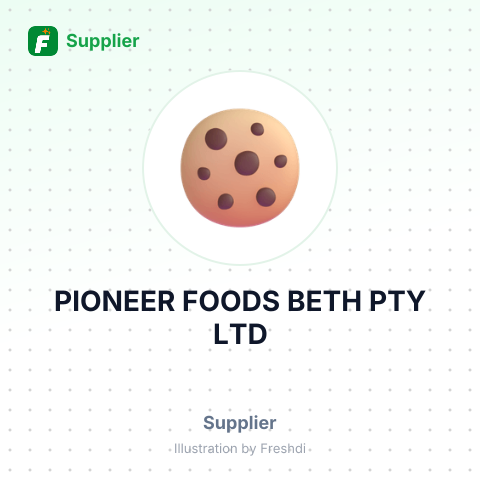 PIONEER FOODS BETH PTY LTD – summary card, no photo uploaded yet
