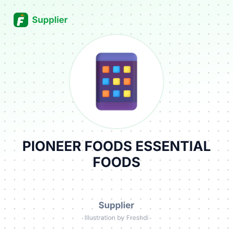 PIONEER FOODS ESSENTIAL FOODS – summary card, no photo uploaded yet