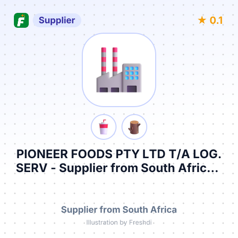 PIONEER FOODS PTY LTD T/A LOG. SERV – summary card, no photo uploaded yet