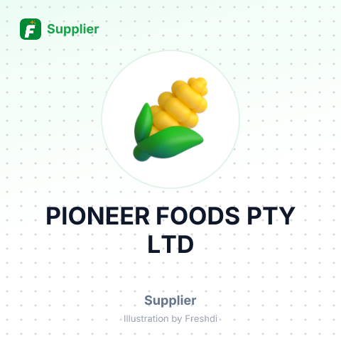PIONEER FOODS PTY LTD – summary card, no photo uploaded yet