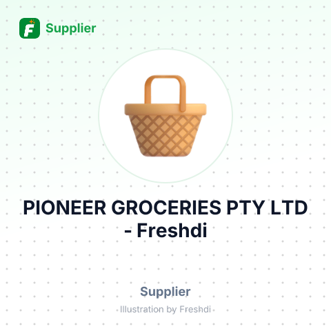 PIONEER GROCERIES PTY LTD – summary card, no photo uploaded yet