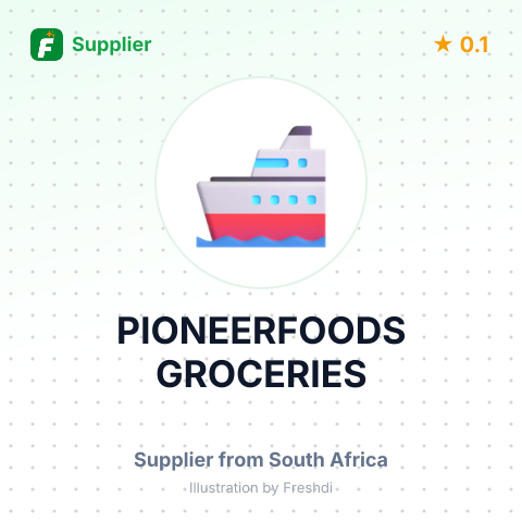 PIONEERFOODS GROCERIES – summary card, no photo uploaded yet