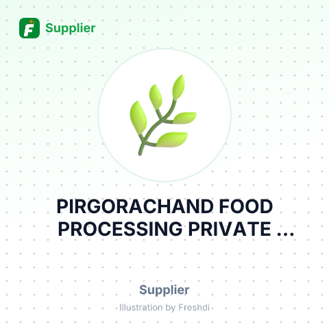 PIRGORACHAND FOOD PROCESSING PRIVATE LIMITED – summary card, no photo uploaded yet