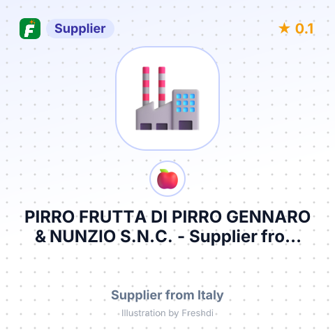 PIRRO FRUTTA DI PIRRO GENNARO & NUNZIO S.N.C. – summary card, no photo uploaded yet