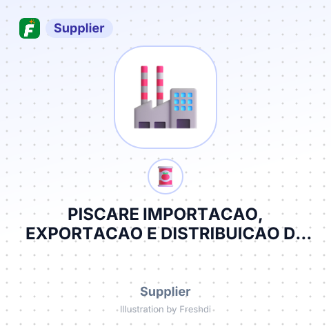 PISCARE IMPORTACAO, EXPORTACAO E DISTRIBUICAO DE ALIMENTOS E BEBIDAS L – summary card, no photo uploaded yet
