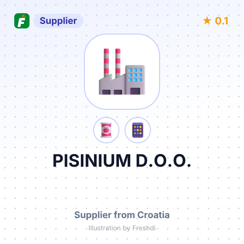 PISINIUM D.O.O. – summary card, no photo uploaded yet