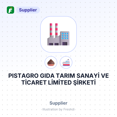 PISTAGRO GIDA TARIM SANAYİ VE TİCARET LİMİTED ŞİRKETİ – summary card, no photo uploaded yet