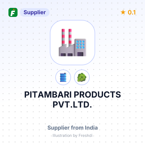 PITAMBARI PRODUCTS PVT.LTD. – summary card, no photo uploaded yet