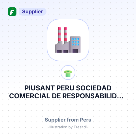 PIUSANT PERU SOCIEDAD COMERCIAL DE RESPONSABILIDAD LIMITADA – summary card, no photo uploaded yet