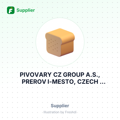 PIVOVARY CZ GROUP A.S., PREROV I-MESTO, CZECH REPUBLIC – summary card, no photo uploaded yet