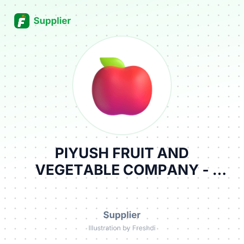 PIYUSH FRUIT AND VEGETABLE COMPANY – summary card, no photo uploaded yet