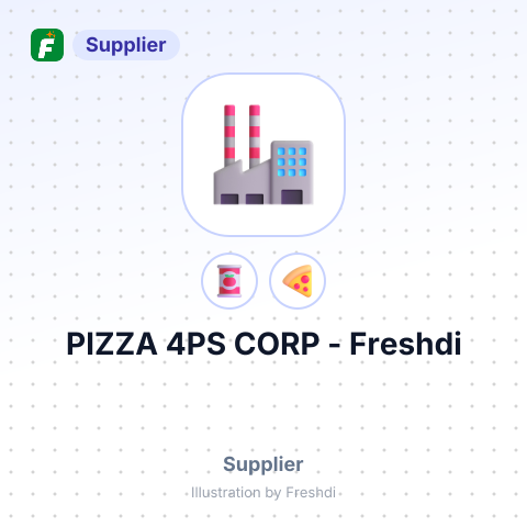 PIZZA 4PS CORP – summary card, no photo uploaded yet