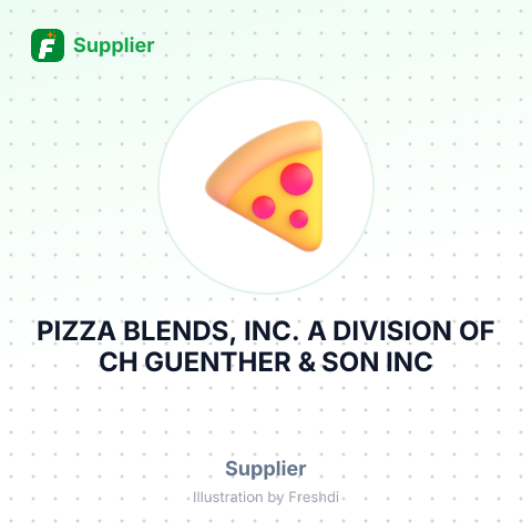 PIZZA BLENDS, INC. A DIVISION OF CH GUENTHER & SON INC – summary card, no photo uploaded yet