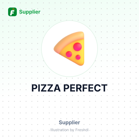 PIZZA PERFECT – summary card, no photo uploaded yet