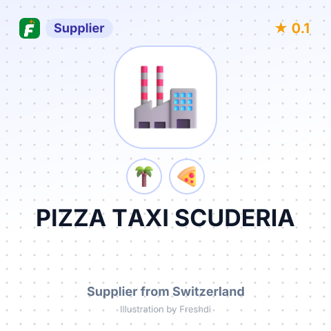 PIZZA TAXI SCUDERIA – summary card, no photo uploaded yet