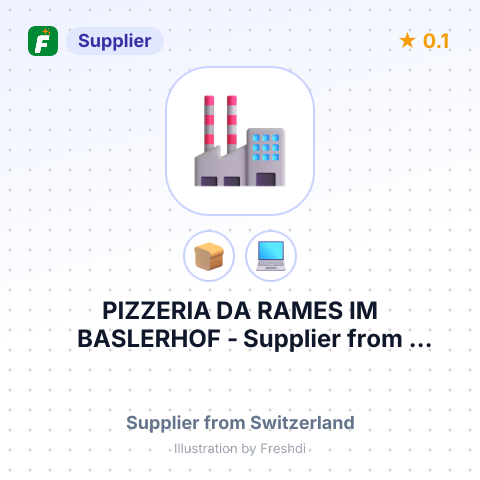 PIZZERIA DA RAMES IM BASLERHOF – summary card, no photo uploaded yet