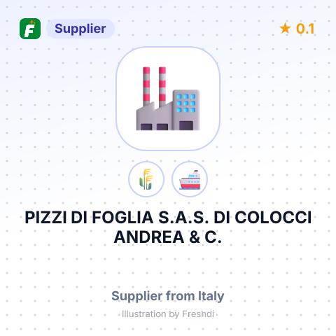 PIZZI DI FOGLIA S.A.S. DI COLOCCI ANDREA & C. – summary card, no photo uploaded yet