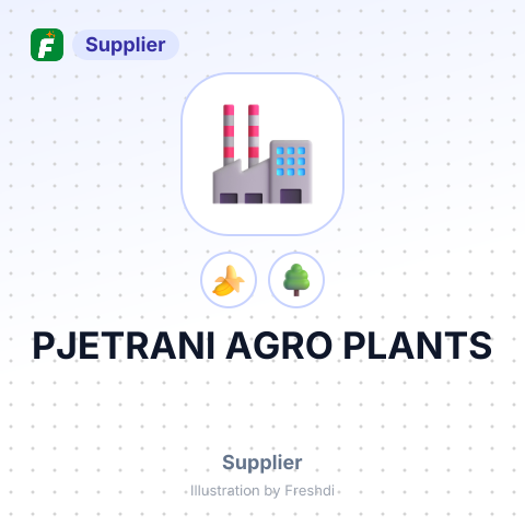 PJETRANI AGRO PLANTS – summary card, no photo uploaded yet