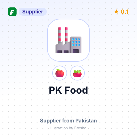PK Food  – summary card, no photo uploaded yet