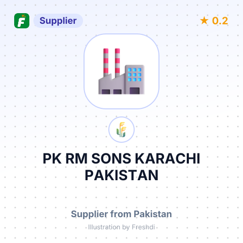 PK RM SONS KARACHI PAKISTAN – summary card, no photo uploaded yet