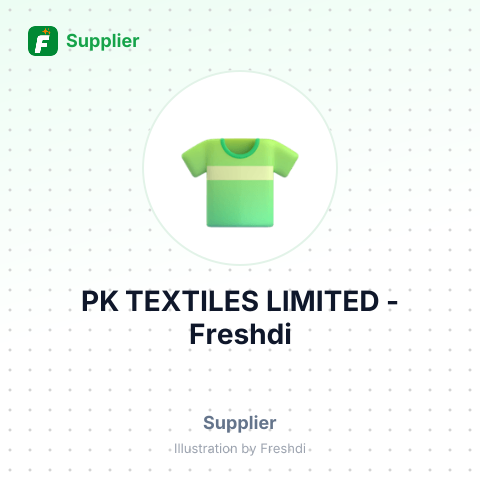 PK TEXTILES LIMITED – summary card, no photo uploaded yet