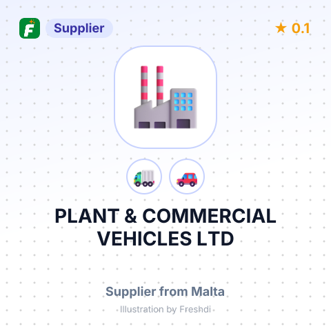PLANT & COMMERCIAL VEHICLES LTD – summary card, no photo uploaded yet