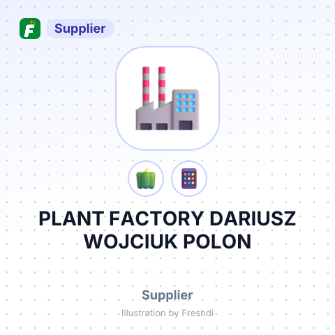 PLANT FACTORY DARIUSZ WOJCIUK POLON – summary card, no photo uploaded yet