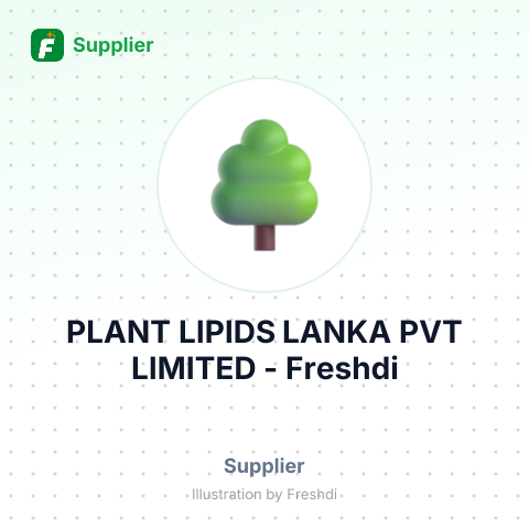 PLANT LIPIDS LANKA PVT LIMITED – summary card, no photo uploaded yet