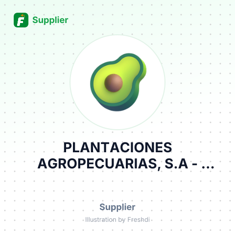 PLANTACIONES AGROPECUARIAS, S.A – summary card, no photo uploaded yet