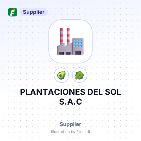 PLANTACIONES DEL SOL S.A.C – summary card, no photo uploaded yet