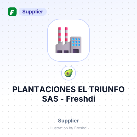 PLANTACIONES EL TRIUNFO SAS – summary card, no photo uploaded yet