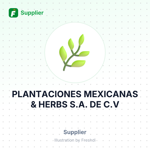 PLANTACIONES MEXICANAS & HERBS S.A. DE C.V – summary card, no photo uploaded yet