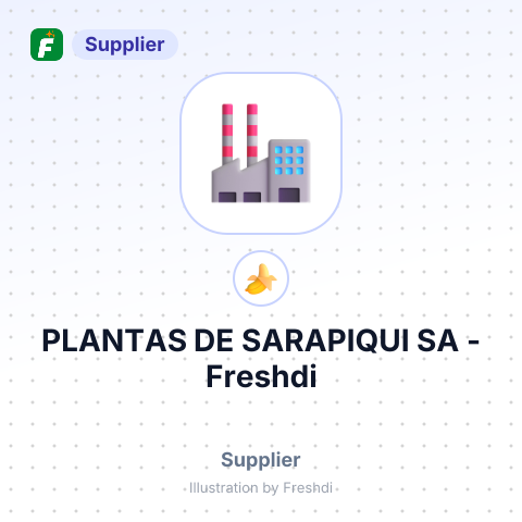 PLANTAS DE SARAPIQUI SA – summary card, no photo uploaded yet
