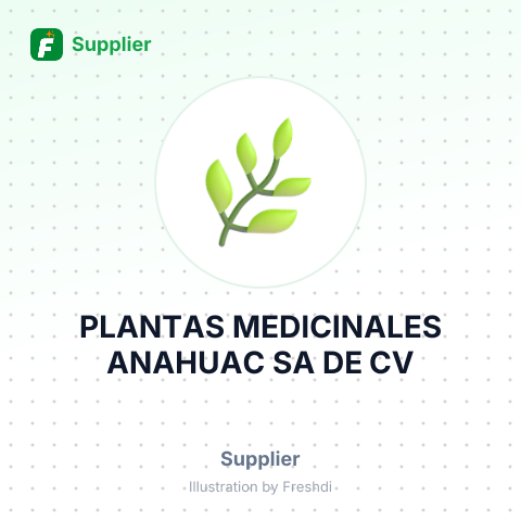 PLANTAS MEDICINALES ANAHUAC SA DE CV – summary card, no photo uploaded yet
