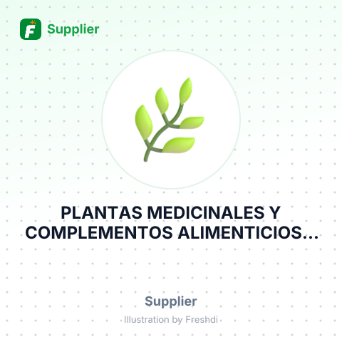 PLANTAS MEDICINALES Y COMPLEMENTOS ALIMENTICIOS S – summary card, no photo uploaded yet