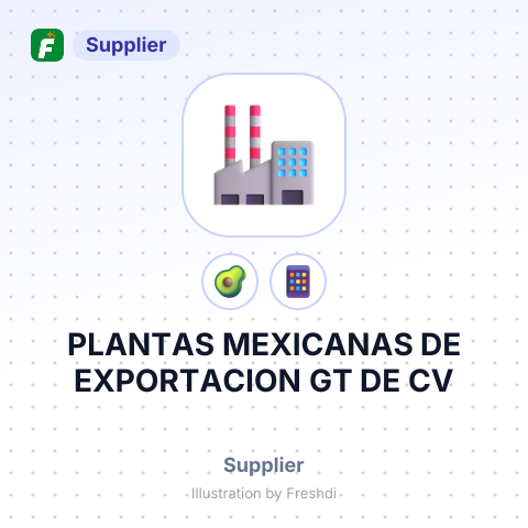 PLANTAS MEXICANAS DE EXPORTACION GT DE CV – summary card, no photo uploaded yet