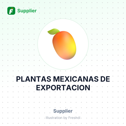 PLANTAS MEXICANAS DE EXPORTACION – summary card, no photo uploaded yet